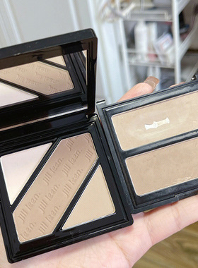 正品 JILL LEEN炫色双色修容灰棕鼻影阴影侧影修容盘迷你三色自然