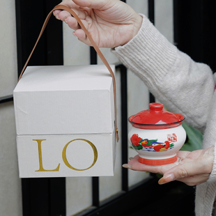 稀奇古怪生日礼物中式复古怀旧痰盂陶瓷马克杯带盖女生搞怪伴手礼