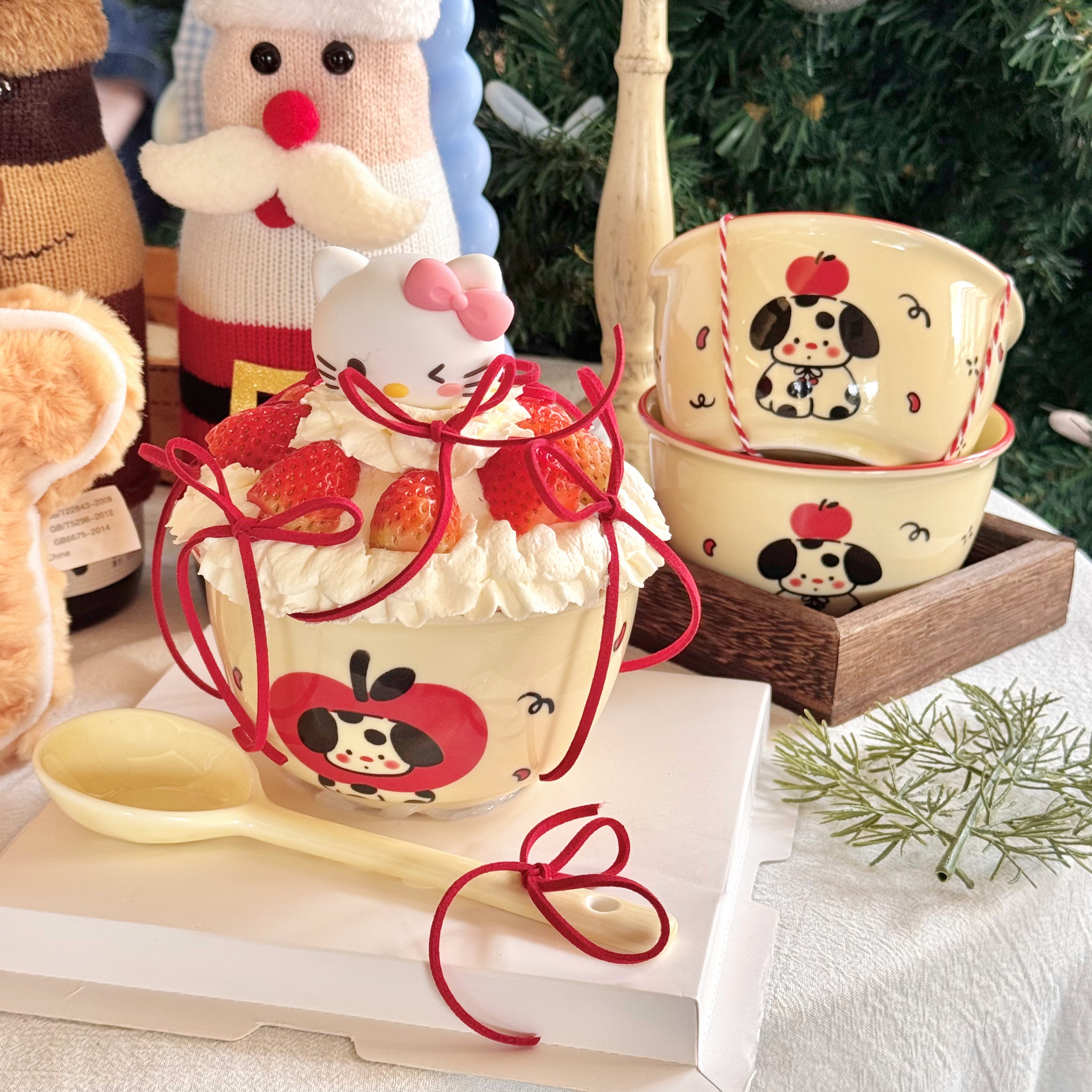 ins小红书同款可爱KT猫蛋糕装饰