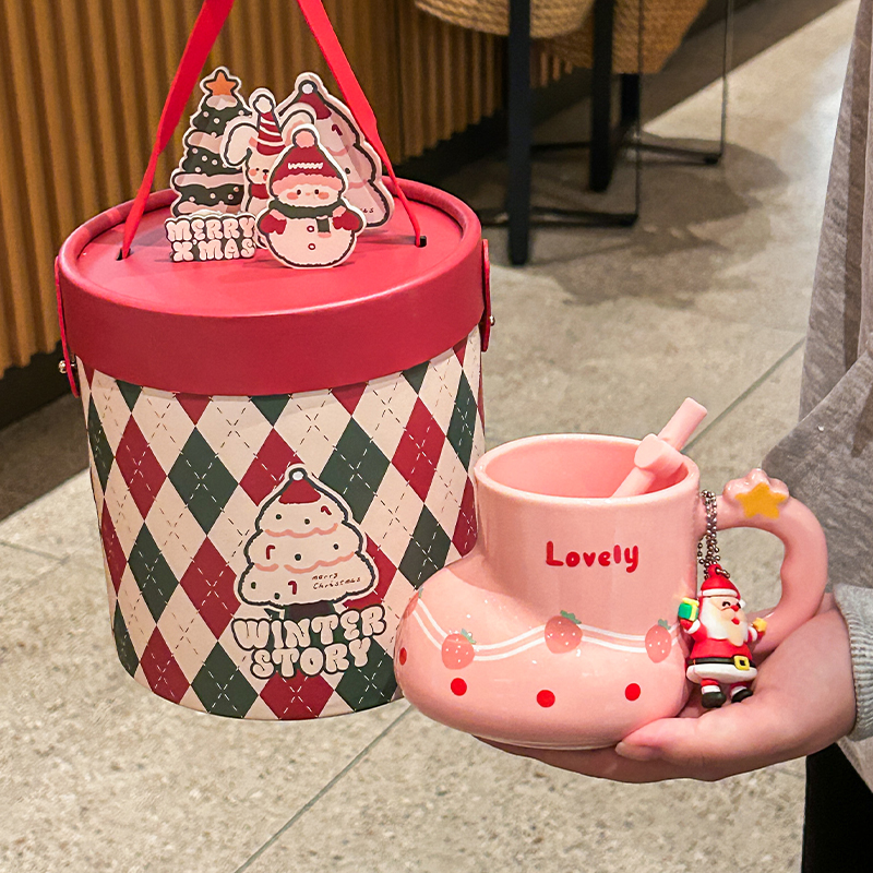 儿童圣诞节礼物女生伴手礼马克杯