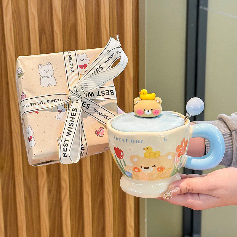 送女生生日礼物小兔陶瓷马克杯儿童礼品送女朋友闺蜜伴手礼礼盒装,节庆用品/礼品,创意礼盒/礼品套组,淘宝优惠券,粉丝福利购,淘宝优惠卷