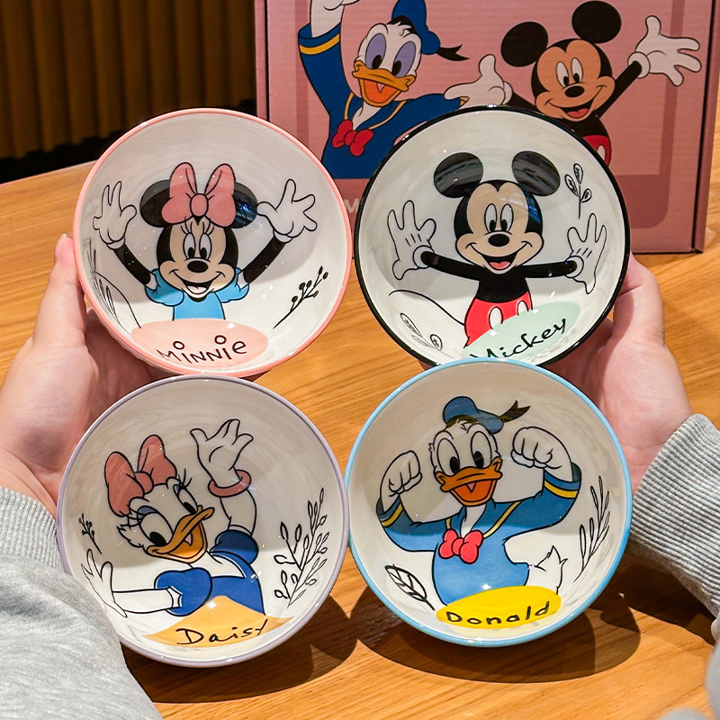 迪士尼联名米奇米妮家用饭碗礼盒