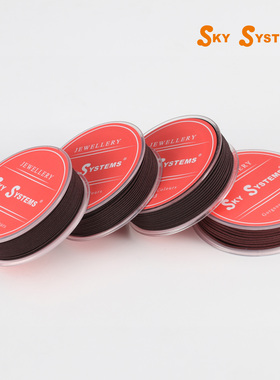 SKY SEC包芯弹力绳约0.8~1.5mm黄金文玩手串猴头菩提金刚橡筋绳