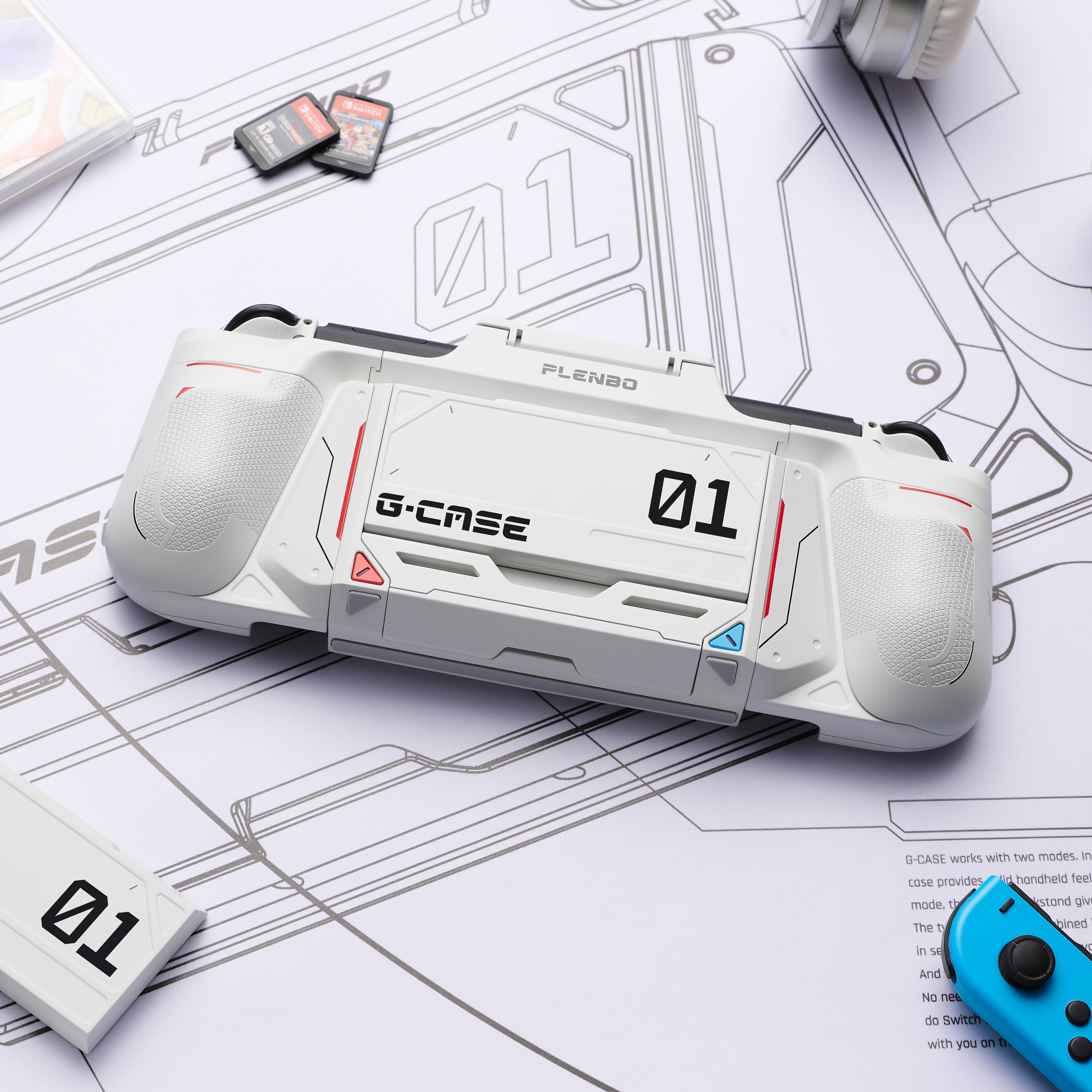 机甲风switch配件充电宝OLED