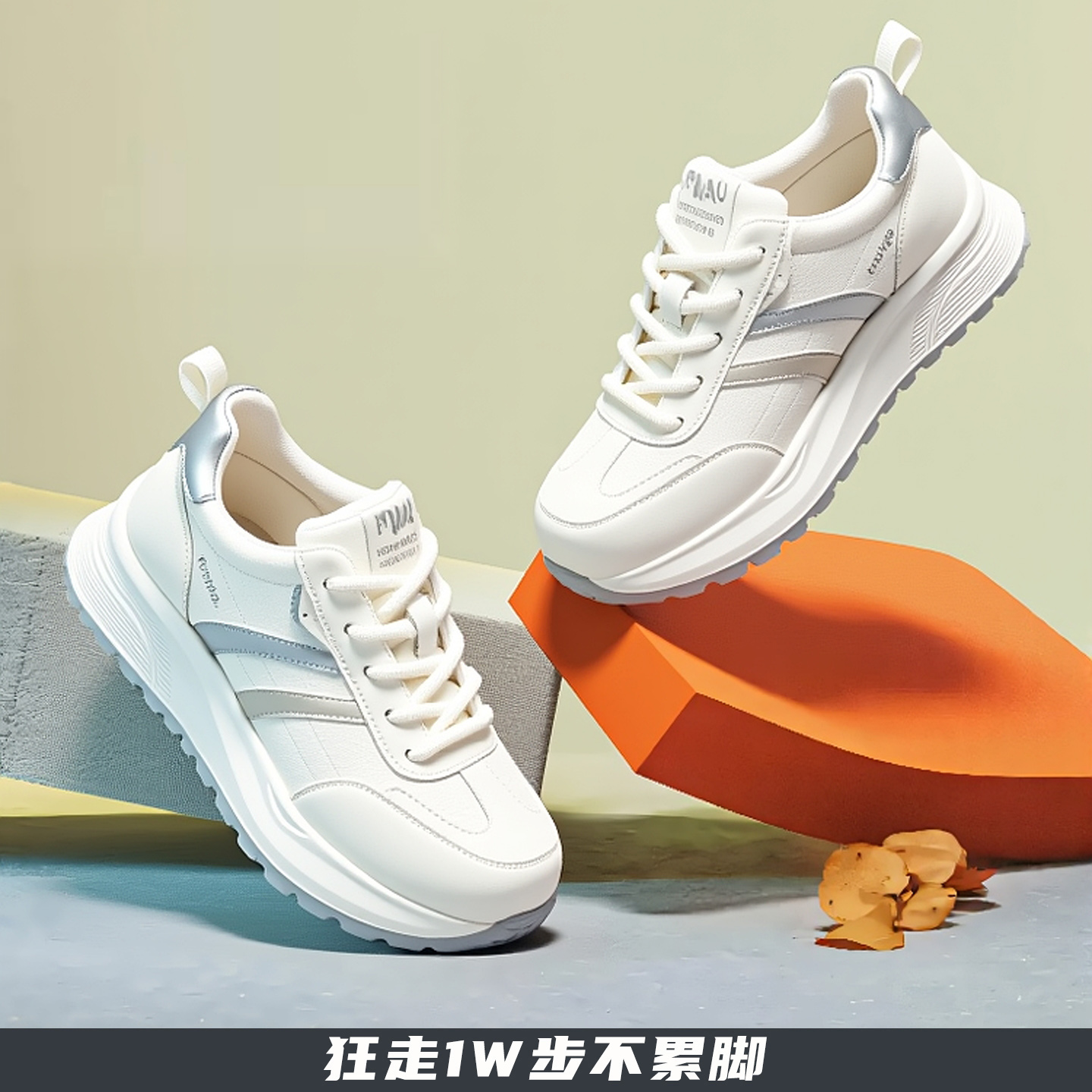 时尚百搭厚底轻便真皮41—43