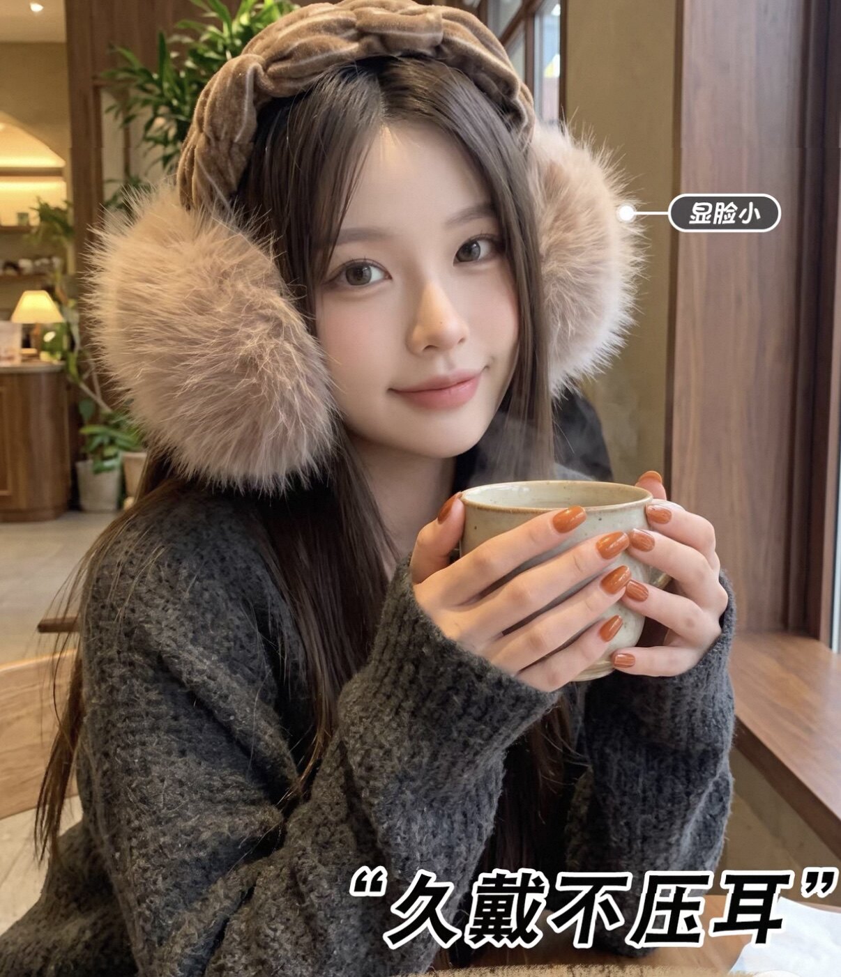 新款大号可折叠毛绒耳罩女生冬季户外防寒保暖耳捂子百搭耳暖耳包