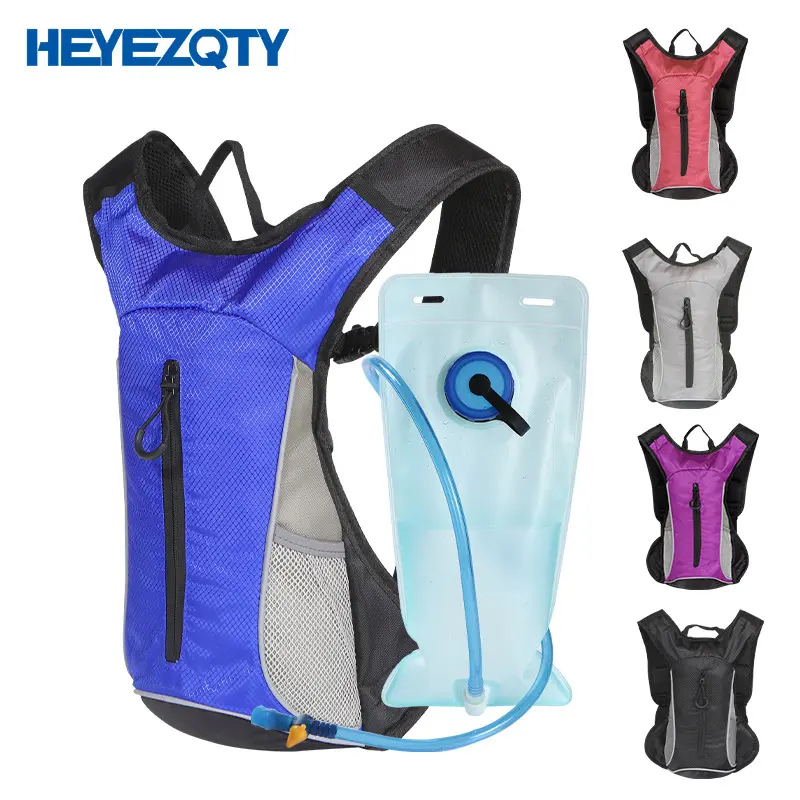 骑行背包徒步登山旅行双肩包水袋包轻便自行车户外水袋背包尼龙