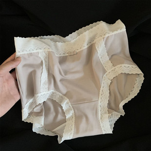 小内 一勺米 高定蕾丝花边舒适莫代尔女士内裤 法式 一盒5条 限量