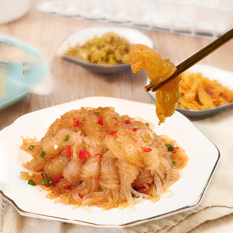 魔芋面 粉丝结大结 低卡低脂0脂肪热量 方便即食家用商用火锅食材