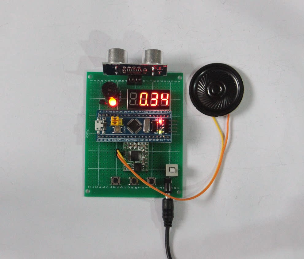 stm32单片机超声波测距语音播报