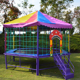 儿童蹦床户外大型商用弹跳床带护网室外小孩玩具幼儿园室内跳跳床