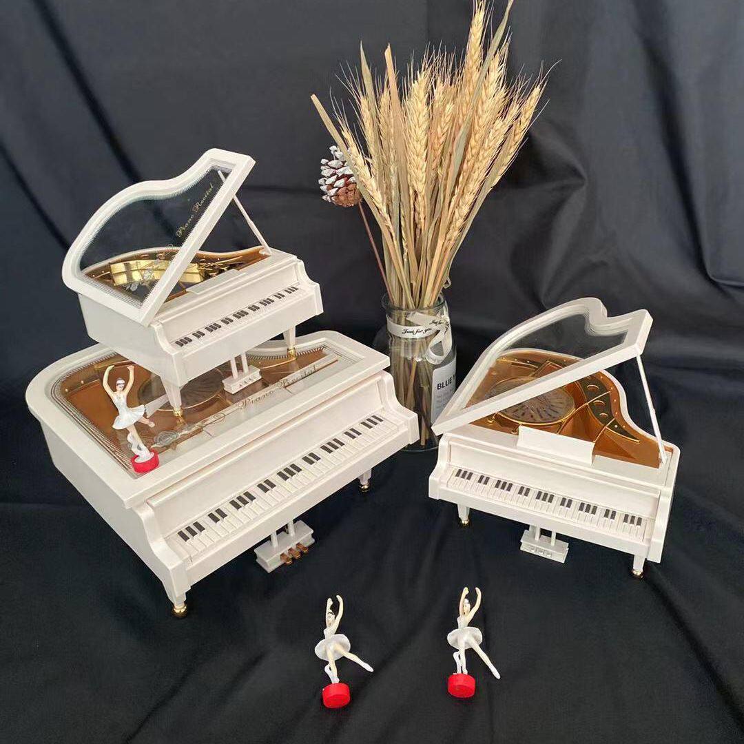 춤추는 소녀 피아노 뮤직 박스 회전 발레 뮤직 박스 발렌타인 데이 크리 에이 티브 생일 선물