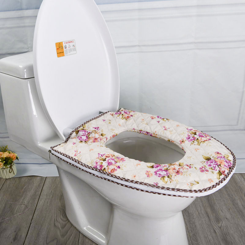 新款马桶坐垫家用毛绒冬季坐便套欧式防水坐便器垫圈通用定制包邮