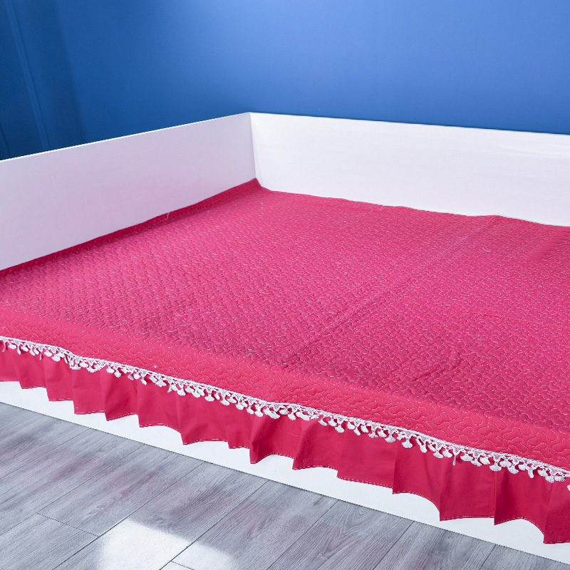 通用布艺榻榻米防滑床垫紫色