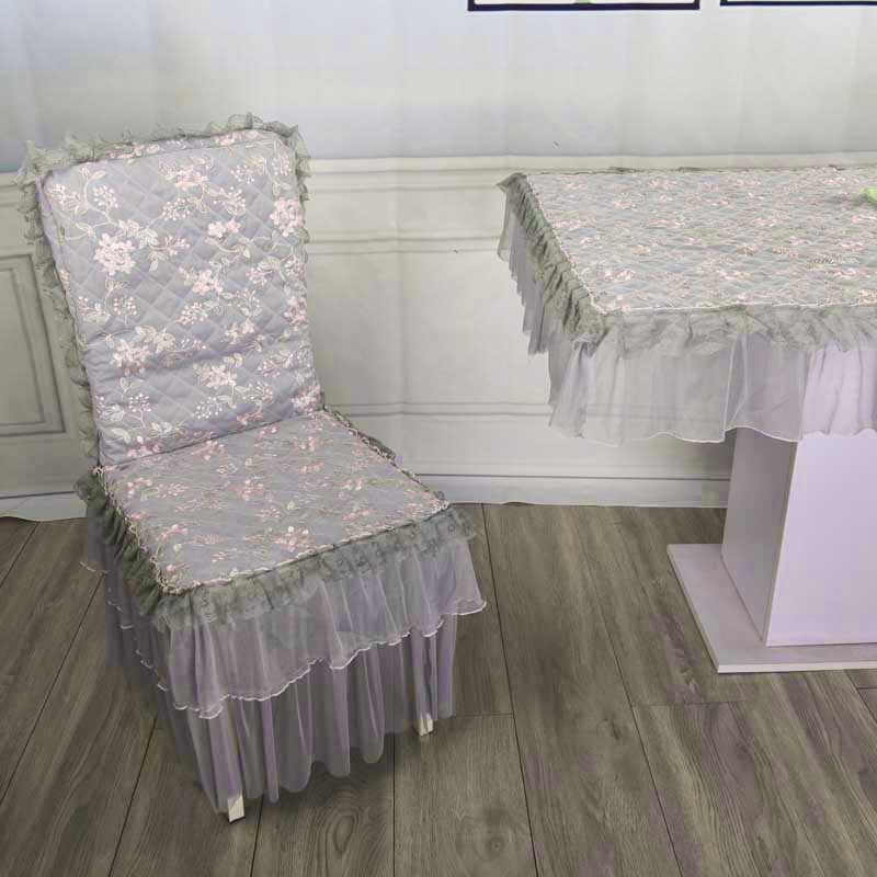 套装长方形简约现代风定制餐桌布