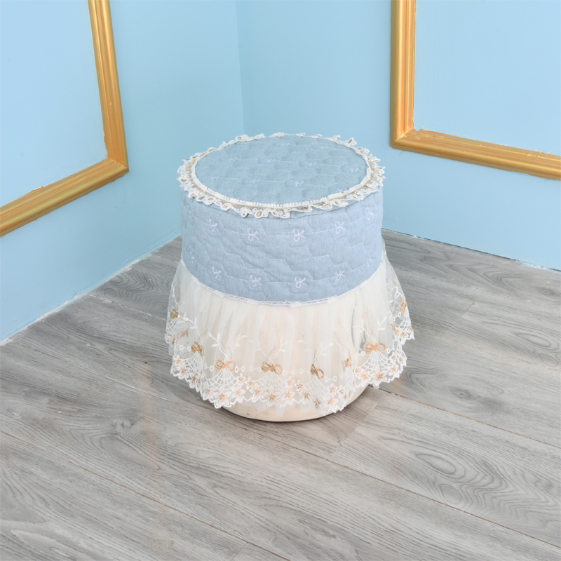 圆形鞋凳保护套方凳圆凳防尘罩