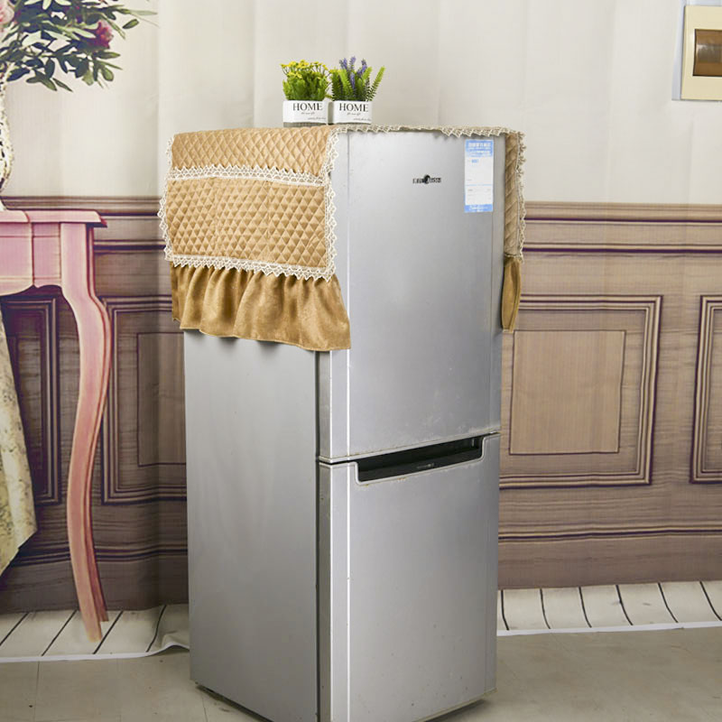 冰箱防尘罩布盖巾顶双开门欧式洗衣机帘罩垫子单开门冰箱