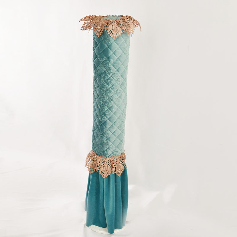 定制欧式美蕾丝布艺无叶风扇塔扇防尘罩立式空调柜机装饰罩套包邮