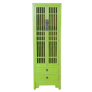 古典格栏门实木格子书架防猫书柜 中式仿古家具 置物隔断酒柜立柜