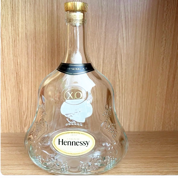 xo洋酒空酒瓶高档装饰品酒柜摆件木塞盖密封装酒泡酒玻璃瓶