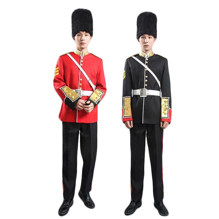 欧洲宫廷服贵族英国皇家卫队卫兵仪仗队军乐队威廉王子服装