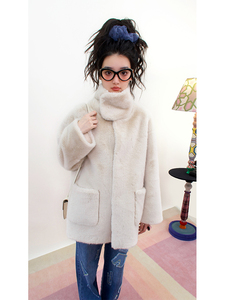 LIZY李子怡 超级保暖 囤货过年！！环保皮草时髦毛毛外套加厚棉服