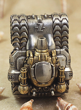 正版zippo打火机205套壳战车坦克战争题材(木盒)芝宝zp正品打火机