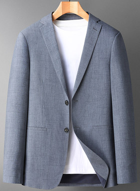 2022春新款休闲西装男士外套修身韩版潮流帅气西服上衣LL82375