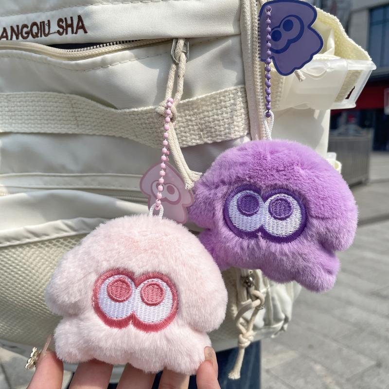 可爱笨笨喷射小战士挂件小包包毛绒珠链挂饰生日礼物玩偶现货