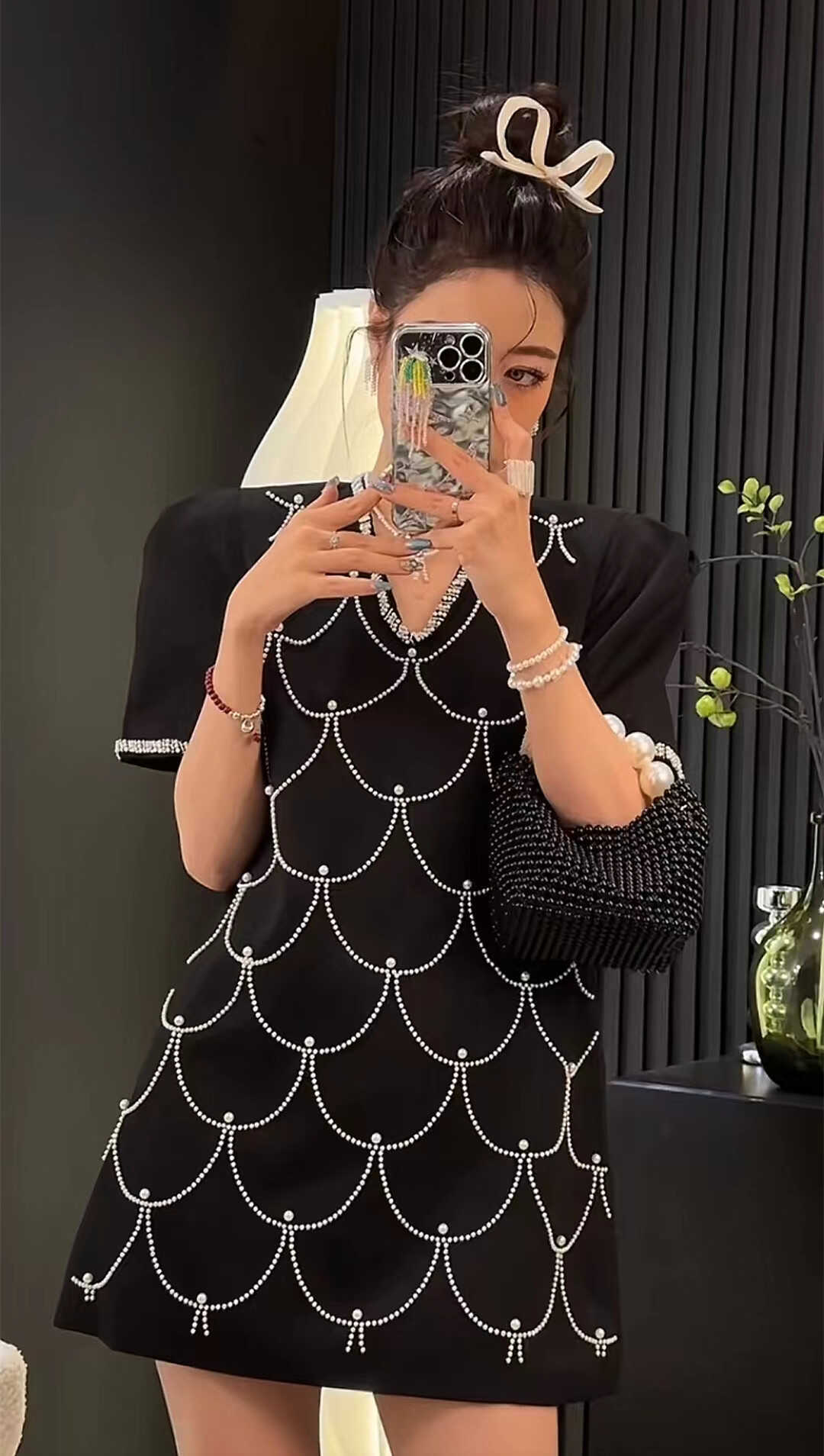 宴会2024夏季显瘦连衣裙名媛直筒