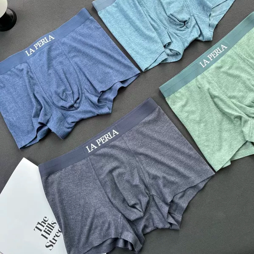 LP缎面蚕丝柔软透气男士内裤