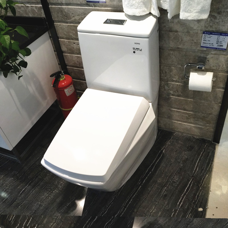TOTO分体马桶SWN680B坐便器后排水马桶CW680B/分体式冲落陶瓷卫浴