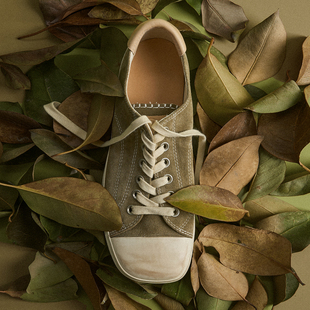 PIPG复古休闲板饼干鞋男女 做旧擦色轻质透气运动硫化鞋 2026春夏