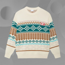 潮流圆领套头毛衣线衫 李宁正品 运动休闲时尚 男女同款 AMBS145 新款