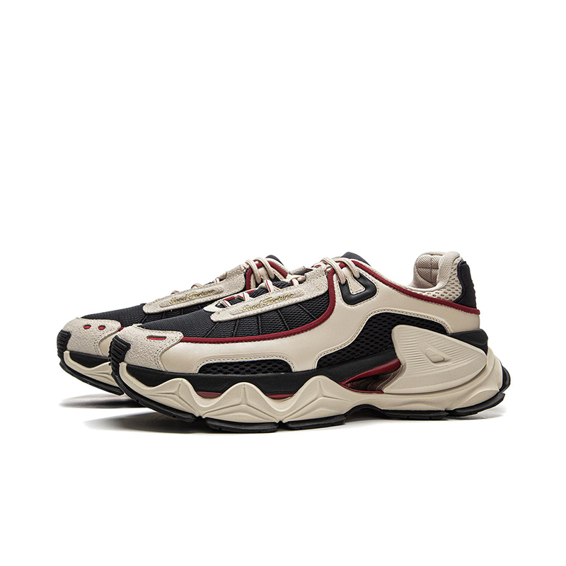 李宁正品越岭男子舒适潮流百搭耐磨透气低帮运动休闲鞋AZGV071-6