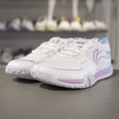 李宁正品 AYTV003 贴地飞行ⅢLITE男女同款 减震回弹羽毛球训练鞋