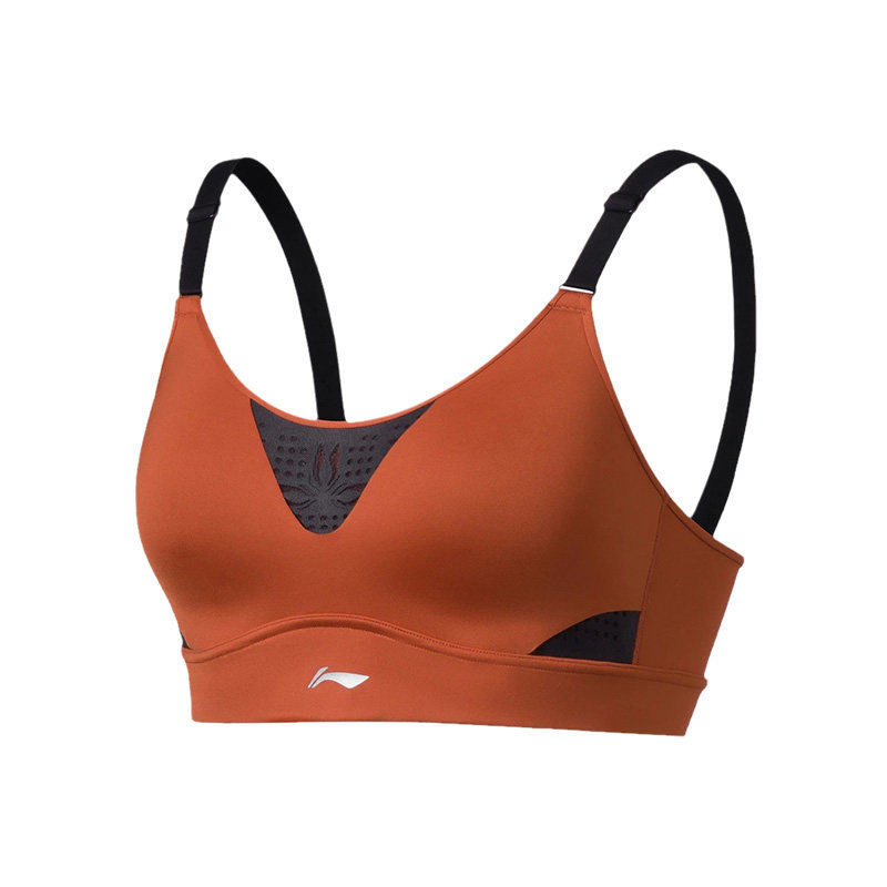 李宁正品新款女子运动休闲健身系列高度支撑运动内衣文胸AUBS092