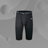 健身足球运动跑步裤 LINING 李宁儿童紧身短裤 综合训练AUSL012