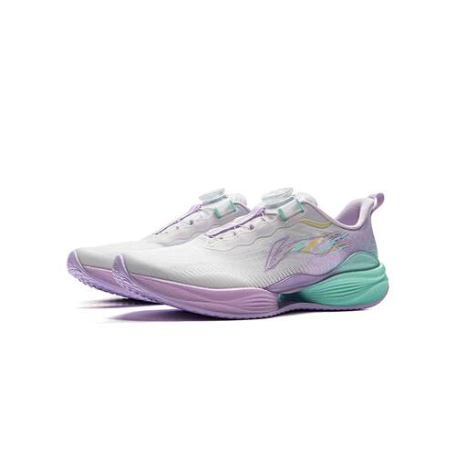 李宁正品超轻22 男女大童䨻丝缓震回弹低帮防滑运动跑步鞋YKFV042