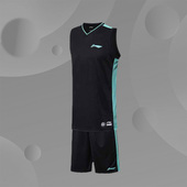 李宁篮球服套装 AATR041 男球衣训练队服比赛球服透气运动服比赛装