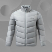 短款 修身 外套立领鹅绒保暖运动服AYMR375 冬新款 李宁羽绒服男