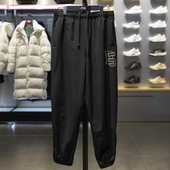 李宁正品 AYKV103 反伍BADFIVE男子宽松舒适时尚 休闲束脚运动长裤