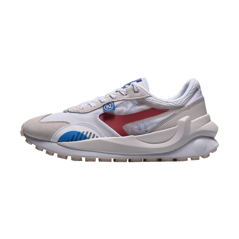 Lining/李宁正品男子92方圆时尚复古透气耐磨运动休闲鞋AGCR039