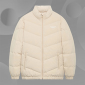 Lining 韦德系列男子防泼水立体裁剪鹅绒羽绒服AYMS143 李宁正品