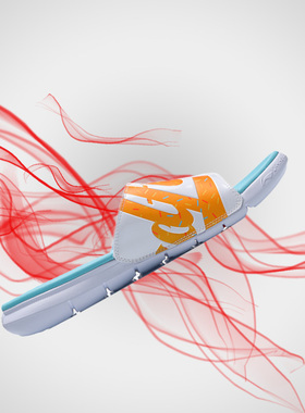 李宁反伍拖鞋男拖夏新款BADFIVE篮球减震回弹运动凉拖ABTR007