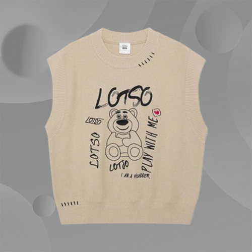 李宁女子套头背心编织衫