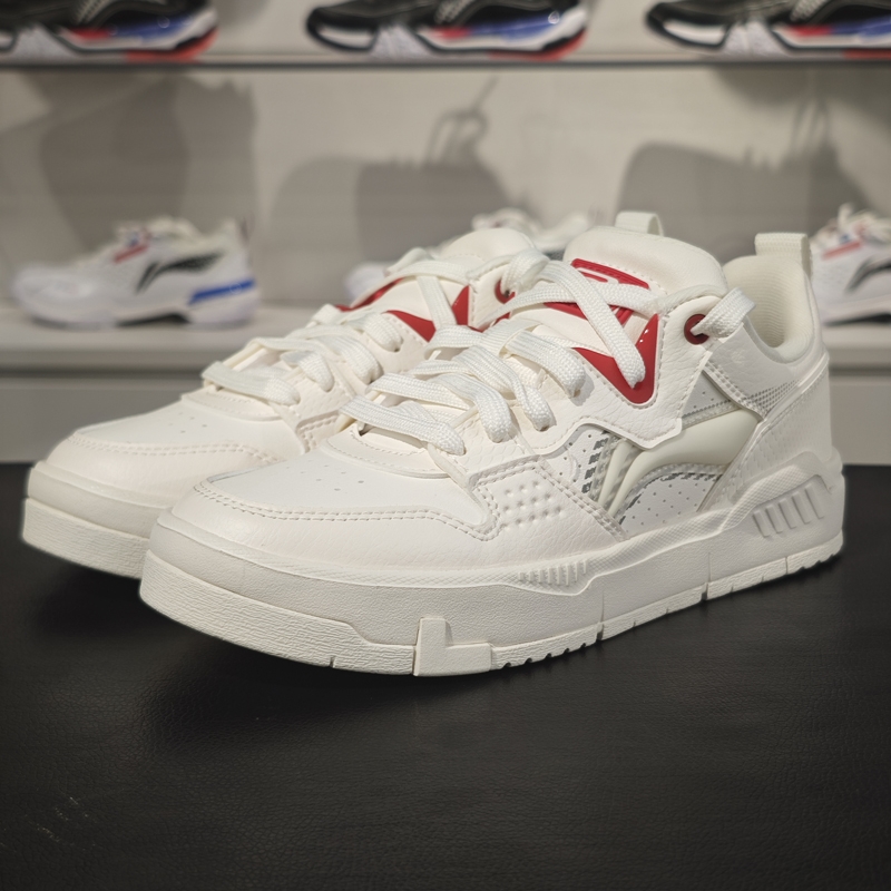 李宁正品2024新款日进斗金COMMON 80s女子运动休闲鞋AGCU008-1