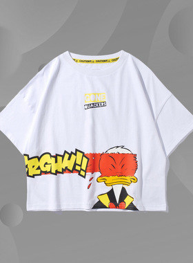 李宁正品休闲联名系列女子短袖T恤文化衫AHSP056