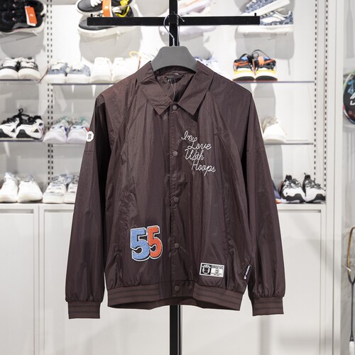 李宁正品男子潮流印花宽松外套