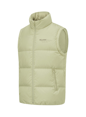 Lining/李宁正品韦德系列男子保暖运动休闲立领羽绒马甲AMRT029